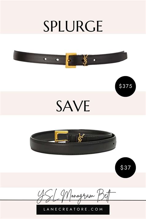 ysl dupe belt